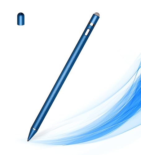 Image of Active Stylus Pen for Touch Screens, Dual Pen Tips for Drawing &Writing,High Precise Universal Digital Pencil for A-pple i-Pad, i-Phone 17 /16 /15 /14 /13 /12,Tablet /Smartphone /Sam-sung /K-indle - Dark Blue