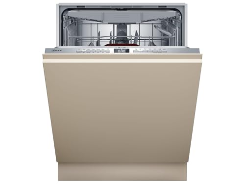 NEFF S155EVX04E, N 50, lavavajillas inteligente totalmente integrado, 60 cm, cajón para cubiertos, sistema de cesta Flex II, programa favorito, fuerte rendimiento de limpieza, apertura automática de