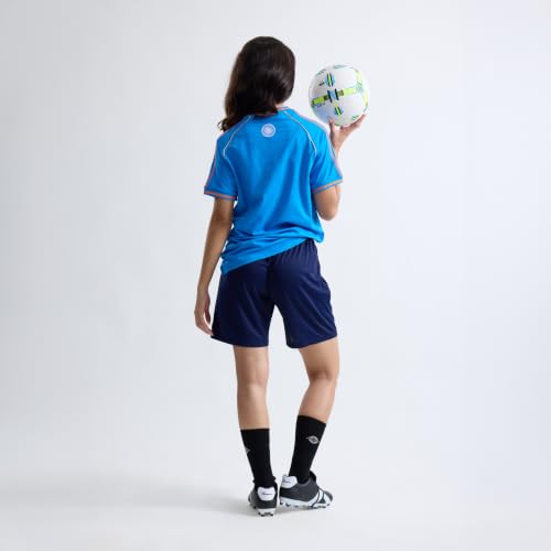 Image of Nivia AIFF India Home Football Jersey, 100% Polyester Moisture-Wicking Quick-Dry Breathable Mesh Fabric, Regular Fit