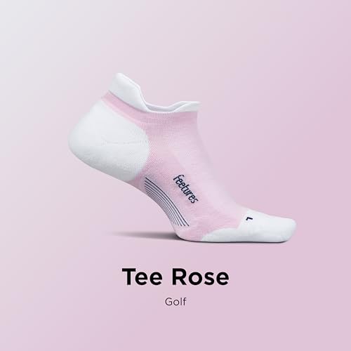 Image of Feetures Elite Golf Max Cushion Tab Ankle Socks - Sport Sock with Targeted Compression