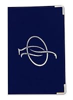 Générique Kartenhalter für Fahrzeugpapier, Kennzeichnung in Silbergold, Modell 3, marineblau, format fermé 9 x 13,5 cm, Modern