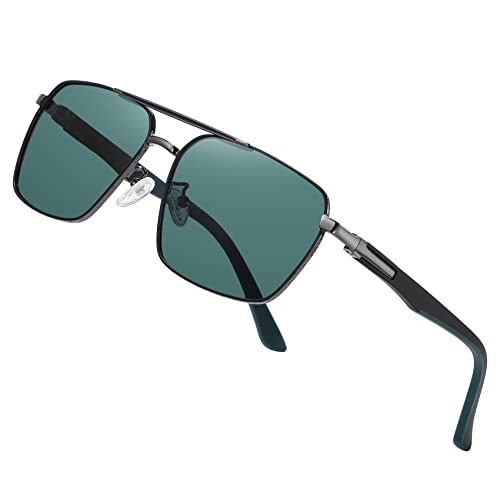 Image of Sunglasses for Men Women Trendy Polarized Sunglasses UV400 Fashion SunGlasses Aviator Sunglasses for Driving Fishing