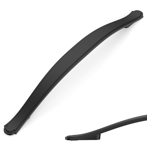 Image of Asidrama 10 Pack 6.3 Inch(160mm) Matte Black Kitchen Cabinet Handles Cabinet Pulls Kitchen Cabinet Hardware for Cupboard Drawer Pulls