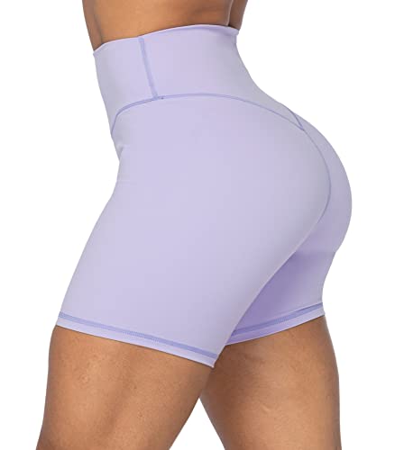 Image of Sunzel No Front Seam High Waist Biker Shorts for Women, Squat Proof Yoga Workout Gym Bike Shorts | 3, 5 Or 8-Inch Inseam, High Waisted, Tummy Control, No Front Seam, Buttery Soft, Compression Fit, Squat Proof