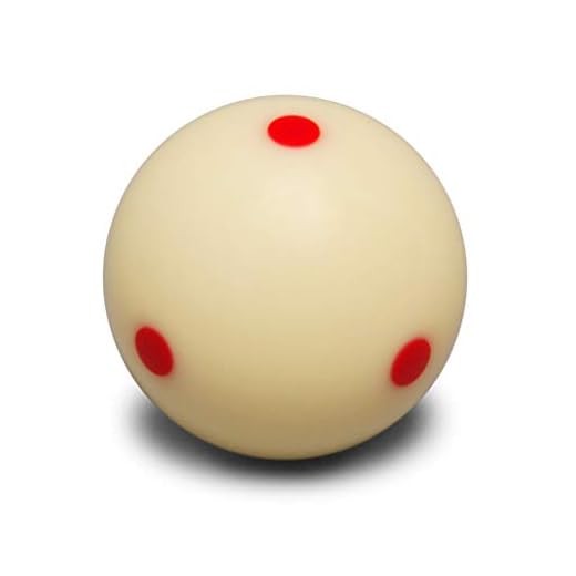 Super Aramith Pro-Cup Pool Cue Ball 2 1/4" 6 Red Dots w/o Blister Package Made in Belgium