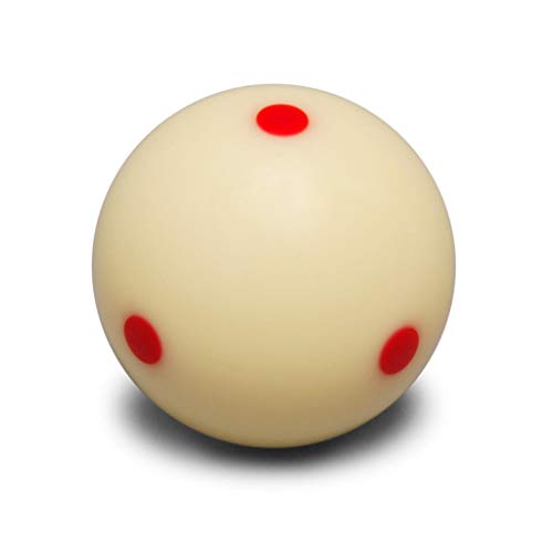 Billiard City SuperAramith Pro-Cup Pool Cue Ball 2 1/4 6 Red Dots w/o Blister Package Made in Belgium