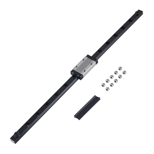 Guide linéaire noir MGN12 avec chariot MGN12H de 300mm pour machine CNC