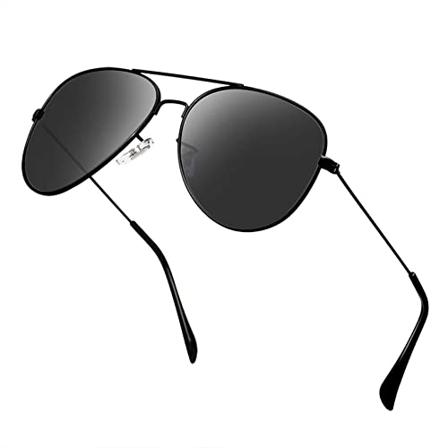 Polarized Aviator Sunglasses for Men/Women Metal Mens Sunglasses Driving Sun Glasses