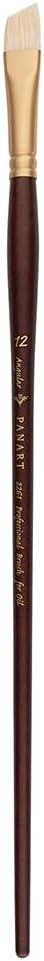 Pan Art Synthetic Filbert Brush No.04 for Oil Painting - 1 Piece