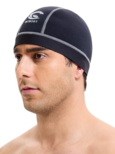 Image of 3mm Diving Hood Neoprene Wetsuit Beanie Winter Hat for Men Women Keep Warm Stretchy Wetsuit Cap for Snorkelling, Surfing and Swimming