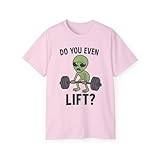 Photo Gallery t-shirt motivazionale con alieno da palestra, maglietta divertente per allenamento, maglietta umoristica sollevata, regalo per gli amanti del fitness, maglietta grafica aliena, rosa chiaro, m Photo Gallery t-shirt motivazionale con alieno da palestra, maglietta divertente per allenamento, maglietta umoristica sollevata, regalo per gli amanti del fitness, maglietta grafica aliena, rosa chiaro, m