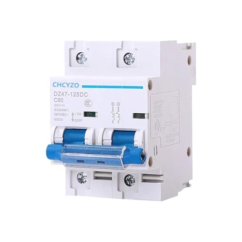 Disyuntor solar 80A CC para solucionar cortes por sobrecarga en inversores solares