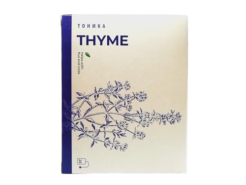THYME Thé - Réduction de l'inflammation, assistance respiratoire, santé gastro-intestinale - boîte de 25 sachets de thé (1)