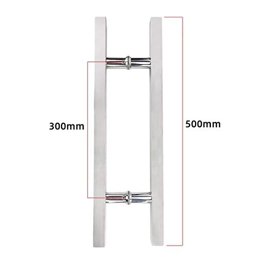 Poignée push-pull en acier inoxydable robuste pour porte verre - 3