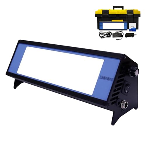 Industrial LED Film Viewer, Portable NDT Non-Destructive Testing Film Viewer, 90000Cd/m² Brightness, for Industrial Inspection Quality Control Flaw Detection Manufacturing