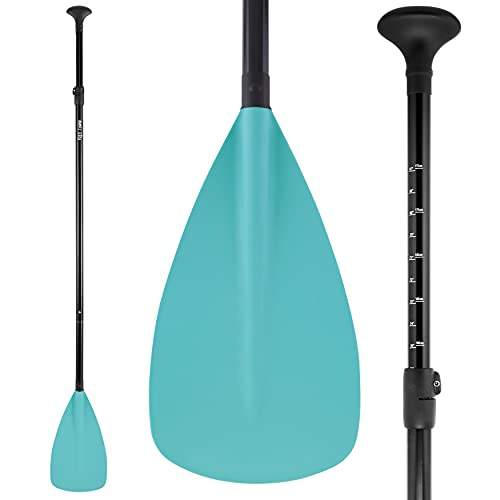 SereneLife Stand Up Paddle-Board Adjustable Paddle – Adjustable Water Paddle Oar SLSUPB105 Free-Flow Inflatable SUP Stand Up Water Paddle-Board PRTSLSUPB105PDL