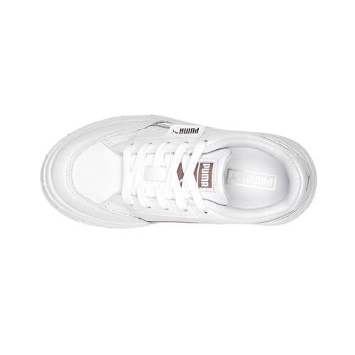 PUMA Kids Girls Mayze Stack Shine Lace Up Sneakers Shoes Casual - White4