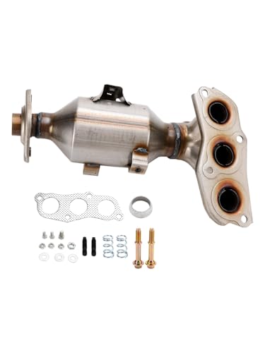 Areyourshop Catalytic Converter 0342K0 Fit for Toyota Aygo Fit for Citroen C1 Fit for Peugeot 107 2005-2014