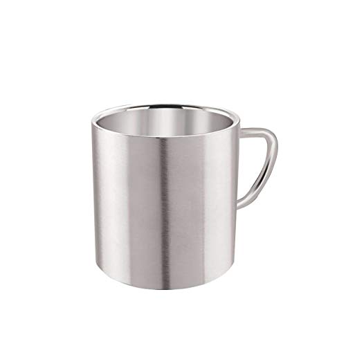 Radhy Selling Stainless Steel Double Wall_Big Size Cup Coffee and Tea Cup 220ml
