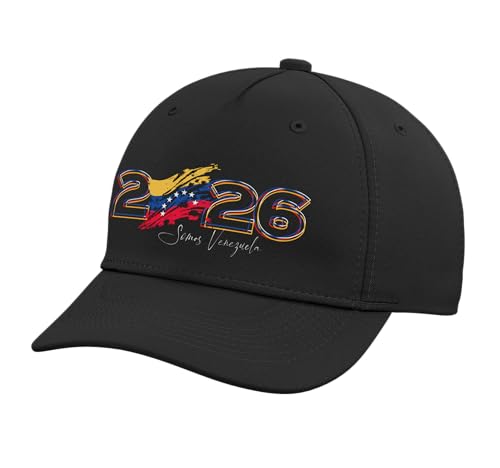 Somos Venezuela 2026. Pride Strength and New Beginnings. Adjustable Printed Baseball Hat Black