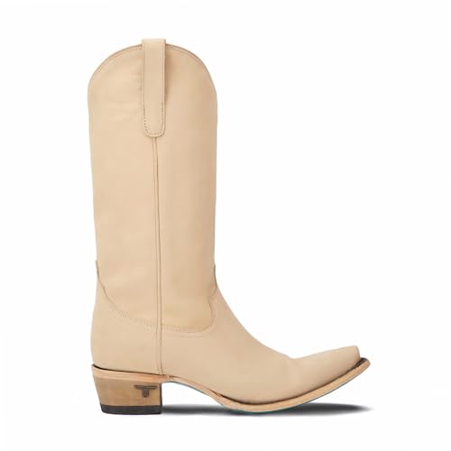 Lane Emma Jane Tall Western Boot Bone, 8.0