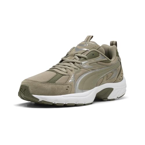 PUMA Mens Milenio Tech Suede Lace Up Sneakers Shoes Casual - Brown2