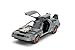 Jada Back to The Future Part III 1:32 Time Machine Rail Wheels Die-Cast Car, Toys for Kids and Adults