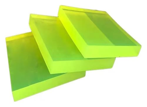 Sfqevhrz Grün Polyurethan Gummiplatten 3er-Pack