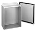 Hoffman A10106SC Junction Box, Type 12, Screw Cover, 10" x 10" x 6", Steel/Gray