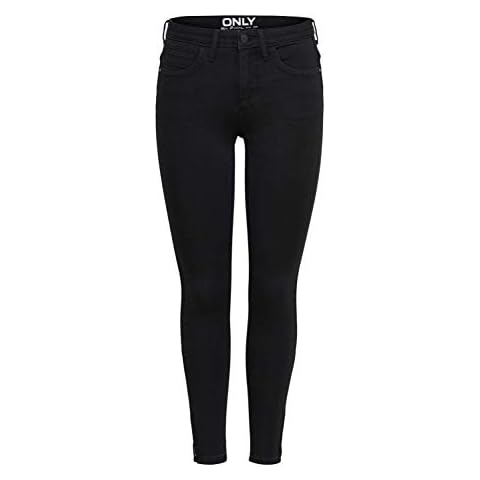 ONLY Onlkendell Eternal Ankle Jeans, Nero, L / 30 para Mujer Cover