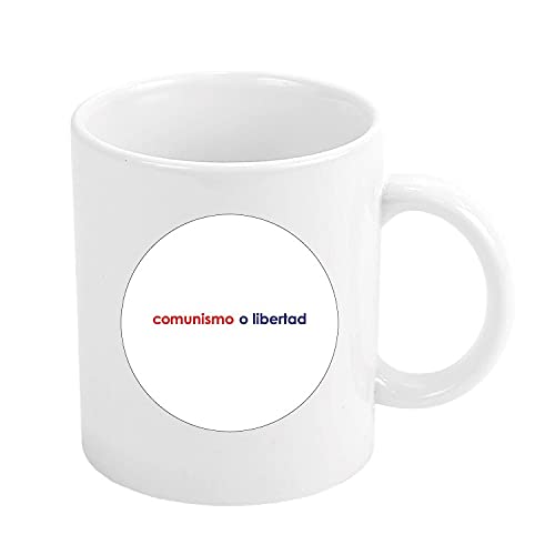 Taza Comunismo O Libertad Rojo Y Azul