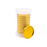 Hidden Gem Aluminum Alloy Discbound Discs - 7 Colors, 2 Sizes - for Circa, Arc, TUL Systems (Gold, 1.5-inch)