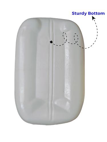 Image of Original Strong & Heavy 35 Litres Water /Petrol /Diesel white dispenser Can For all travels, generators, jeep, cars, lorry and other vehicles