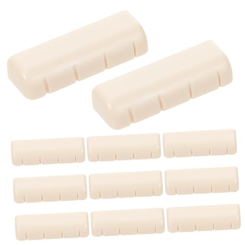 Yardwe 20pcs Banjo Replacement Nuts Durable Resin Banjo String Nuts Practical for Easy Installation Enhances Melody Clarity and Richness