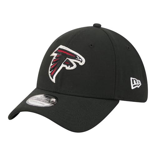New Era Men's Black Atlanta Falcons Core Team 39THIRTY Flex Hat