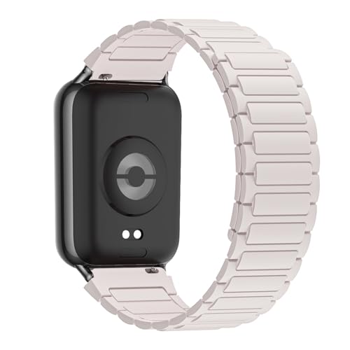 Boucle magnétique pour Redmi Watch 4 et Mi Band 8 Pro bracelet silicone ajustable
