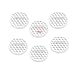 kowaku 6Pcs Flat Golf Swing Balls Golf Practice Balls Improve Accuracy Golf Accessories Golf Training Aid for Indoor Backyard Home