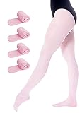 STRUMPFHOSE MIT FUSS FÜR TANZ: Perfekt für Ballett, Tumbling, Gymnastik, Tanzen, Party, Yoga, Cheer Leading, Üben, Aufführen, Schule usw. Für alle Gelegenheiten und den täglichen Gebrauch.