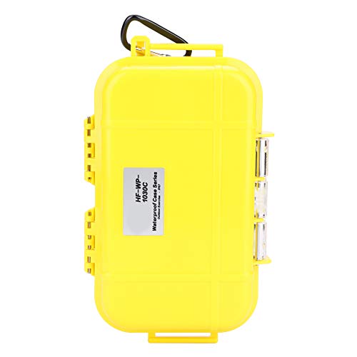 QANYEGN Waterproof Storage Case, Proof Sponge Portable Tool Box, Waterproof Dry Box ive Case for Outdoor Gear Storage(yellow)