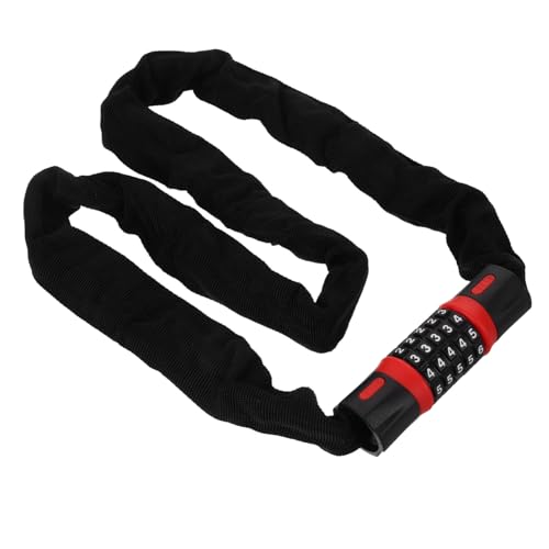 HANABASS Chain Bicycle Lock Theft Security Chain with Combination Durable Bike Lock for Mountain Bikes Scooters and Motorcycles Key Included