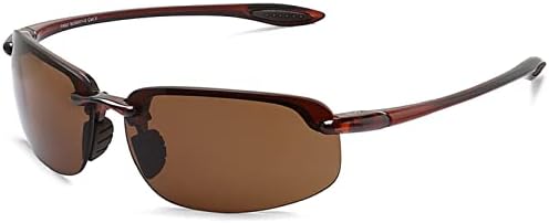 JULI Sports Sunglasses for Men Women Tr90 Rimless Frame for Running Fishing Baseball Driving MJ8001