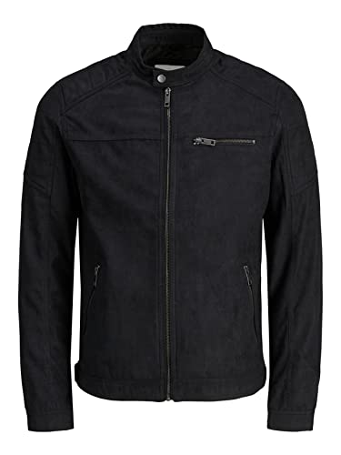 Jack & Jones Faux Suede Jacket Faux Suede Jacket Jet Black m Jet Black M