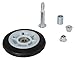 DREHFLEX - Rueda para secadora compatible con Bosch Siemens 00613598 613598, incluye material de fijación