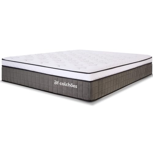 Colchão Casal Molas Ensacadas Espuma D33 Firme e Pillow de Visco Power Sleep 138x188cm - BF Colchões