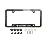 License Plate Frame fit for Mercedes-Benz Black License Plate 6 * 12 Inches Tag...