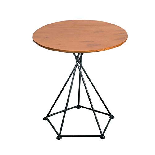 Simple Coffee Table/Side Table, Wooden Countertops, Wrought Iron Frame Simple Coffee Table/Side Table, Wooden Countertops, Wrought Iron Frame