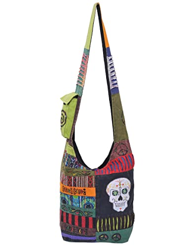 Image of THE COLLECTION ROYAL Hobo Crossbody Bags for Women, Boho Purse, Boho Bag | Hippie Bag, Indie Tote Bag, Cloth Purse for Women