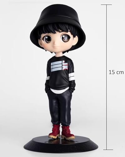 Image of TinyTan Mic Drop Jung Kook Action Figure- Miniature Toy Figure (Doll) Special Edition for Car Dashboard, Decoration, Cake, Office Desk & Study Table (Pack of 1) (Height- 15cm)
