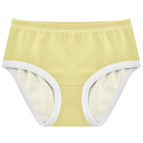 Joisal Light Khaki Yellow Girls Underwear Toddler 2t Cotton Panties Little Girl Aesthetic Kids Briefs Undies