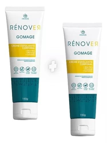 Combo Com 02 Unidades - Creme para a pele Renover Gomage Akmos - Clareador de manchas e hidratante,